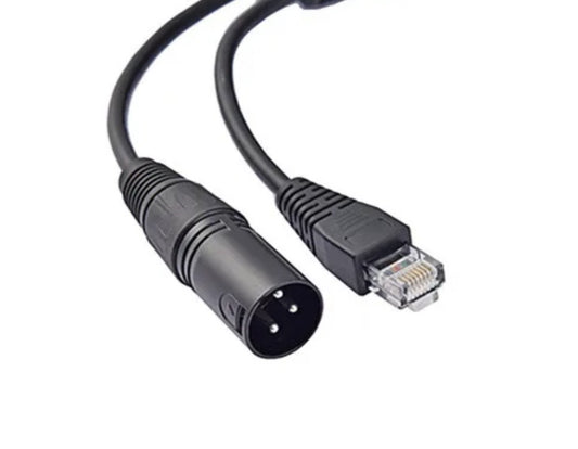 Adaptador XLR  Macho 3 pin a RJ45, 30 CM