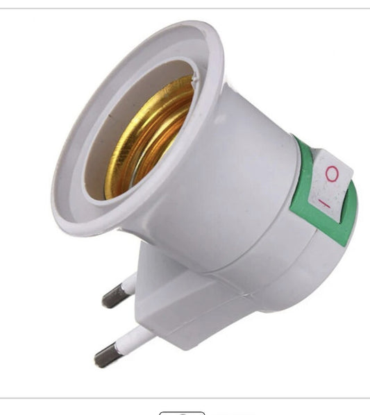 Portalampara con interruptor