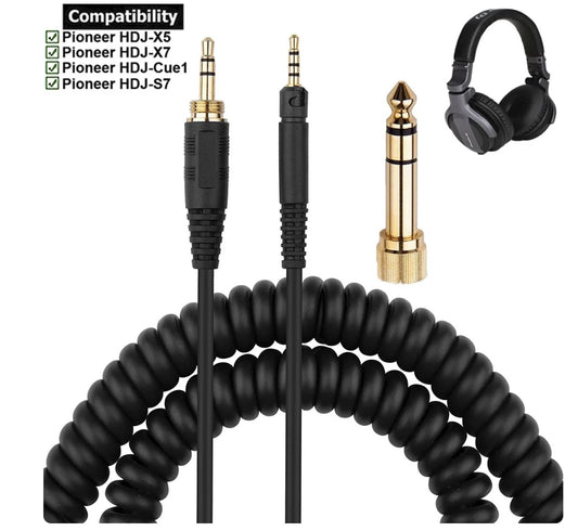Cable repuesto Pioneer HDJ-X5, HDJ-X5BT, HDJ-X7, HDJ-S7, HDJ-CX, HDJ-Cue1