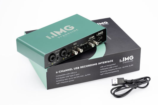 El BEE es una interfaz de grabación USB de 2 canales