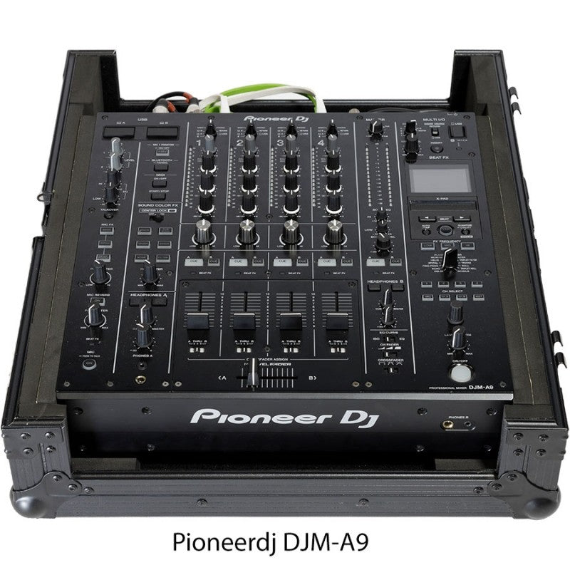 Flight Case Multi formato Mixer Pioneer DJM-A9 & DJM-V10, Negro