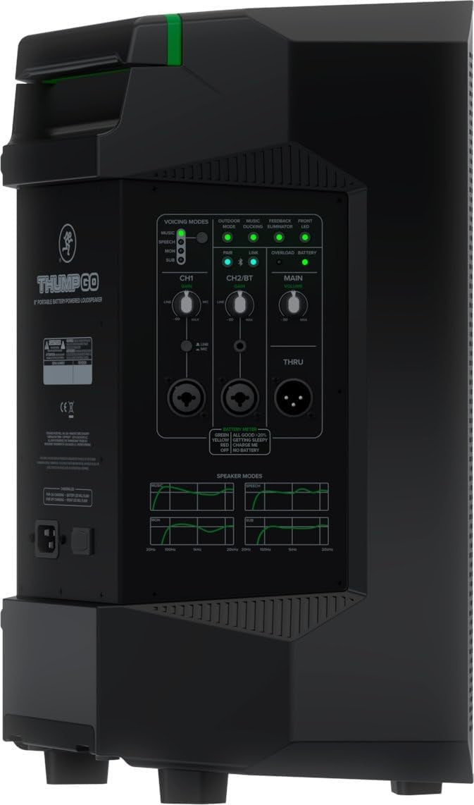 Mackie Thump Go Altavoz Portátil con Batería de 8" Bluetooth