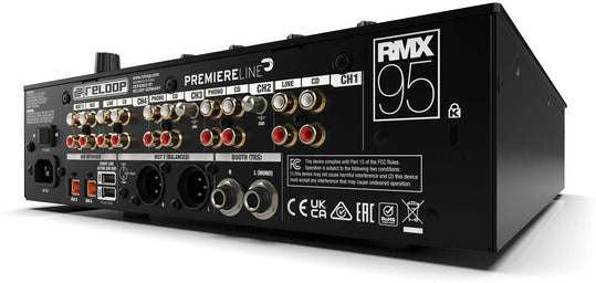 RELOOP RMX-95 Mesa de mezclas con efectos, interface dual y 4 canales