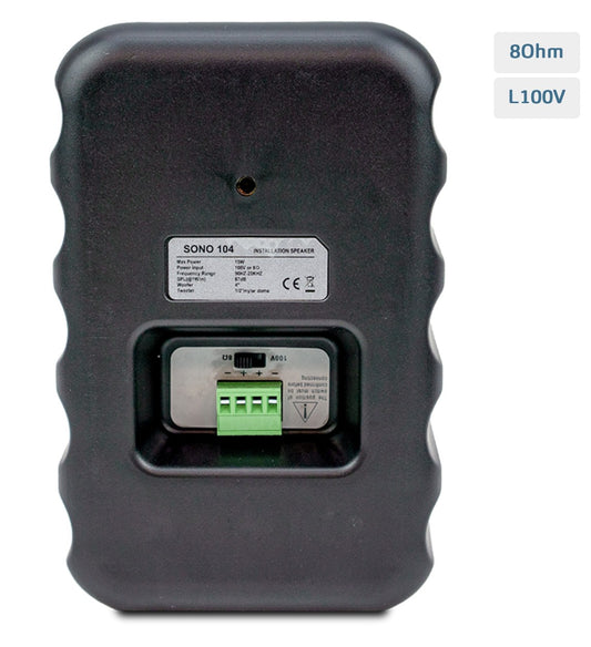 SONO 104 LINE, 30 W @ 8 Ohm. 15 W @ L100V.