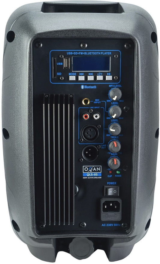 OQAN QLS-8S Altavoz amplificado de 8" , 200W Peak y 100W RMS