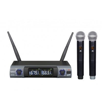 KARMA SET 8302 MICRÓFONO INALÁMBRICO DE MANO UHF DUAL