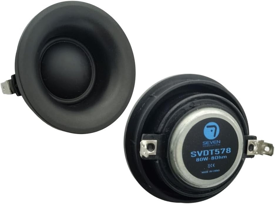 Seven Soundvector SVDT578 Pareja Tweeter de cúpula Textil 1"
