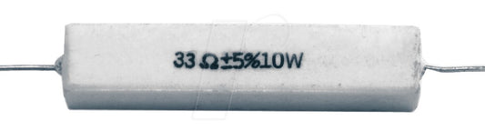 Resistencia  Tiza 10w 33 ohm