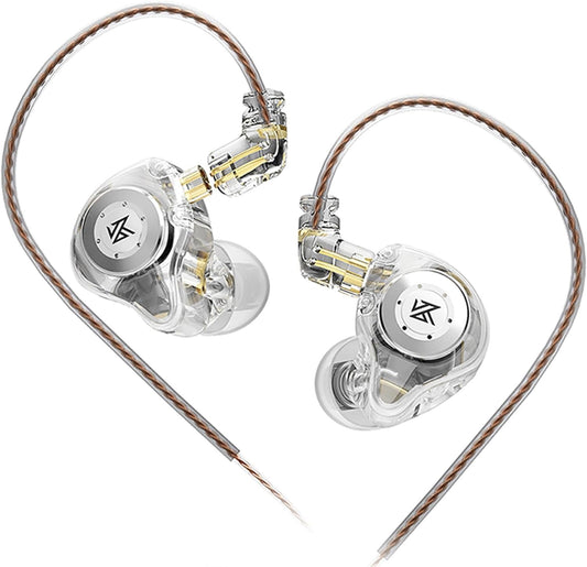 EDX Pro KZ In Ear Monitor Clear sin micrófono