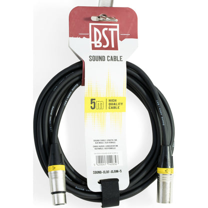 CONEXIÓN XLR MACHO HEMBRA 5 METROS