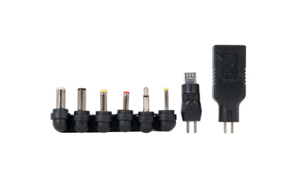 Fonestar AD-1218 | Adaptador CA/CC 3-12 V 1,5 A 18 W con 8 Conectores
