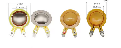 1 Pieza Diafragma de Tweeter de 25,4 mm (1 Pulgada) para Bocina de Agudos, Impedancia de 8 Ω, Kit de Reparación de Bobina de Voz con Bobinado de Aluminio Revestido de Cobre