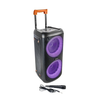 Altavoz Portátil con Batería e Iluminación LED Ibiza Sound ERIS400