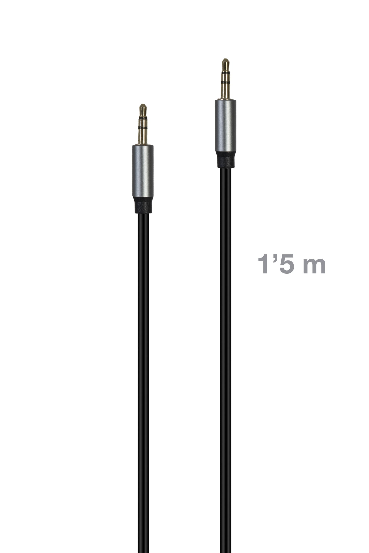 Fonestar JACKPRO-MM-1-5 — Cable de Audio Jack 3,5 mm Macho a Macho 1,5 m