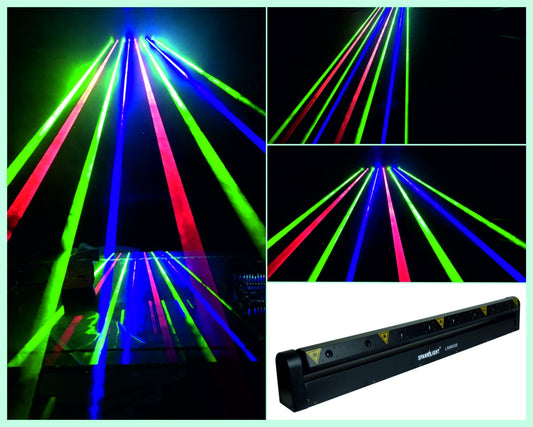 LR8RGB Barra Oscilante Láser RGB