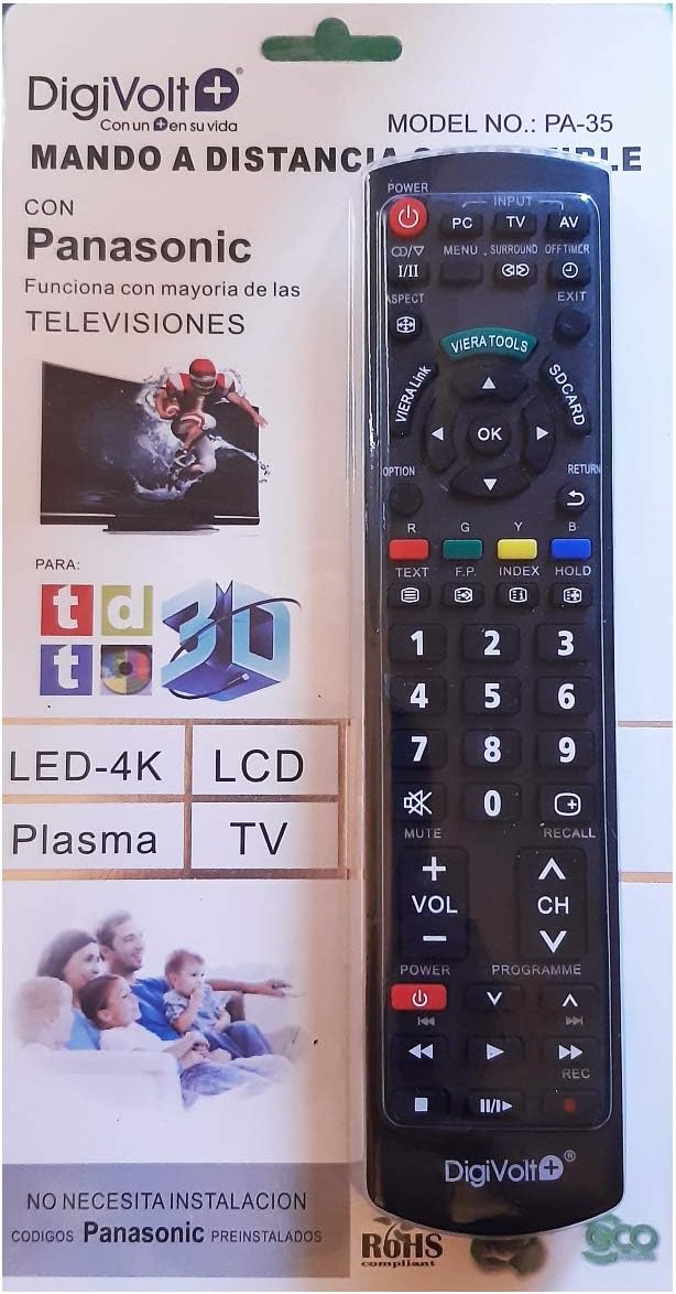 DigiVolt PA-35 Mando Universal Compatible con Panasonic