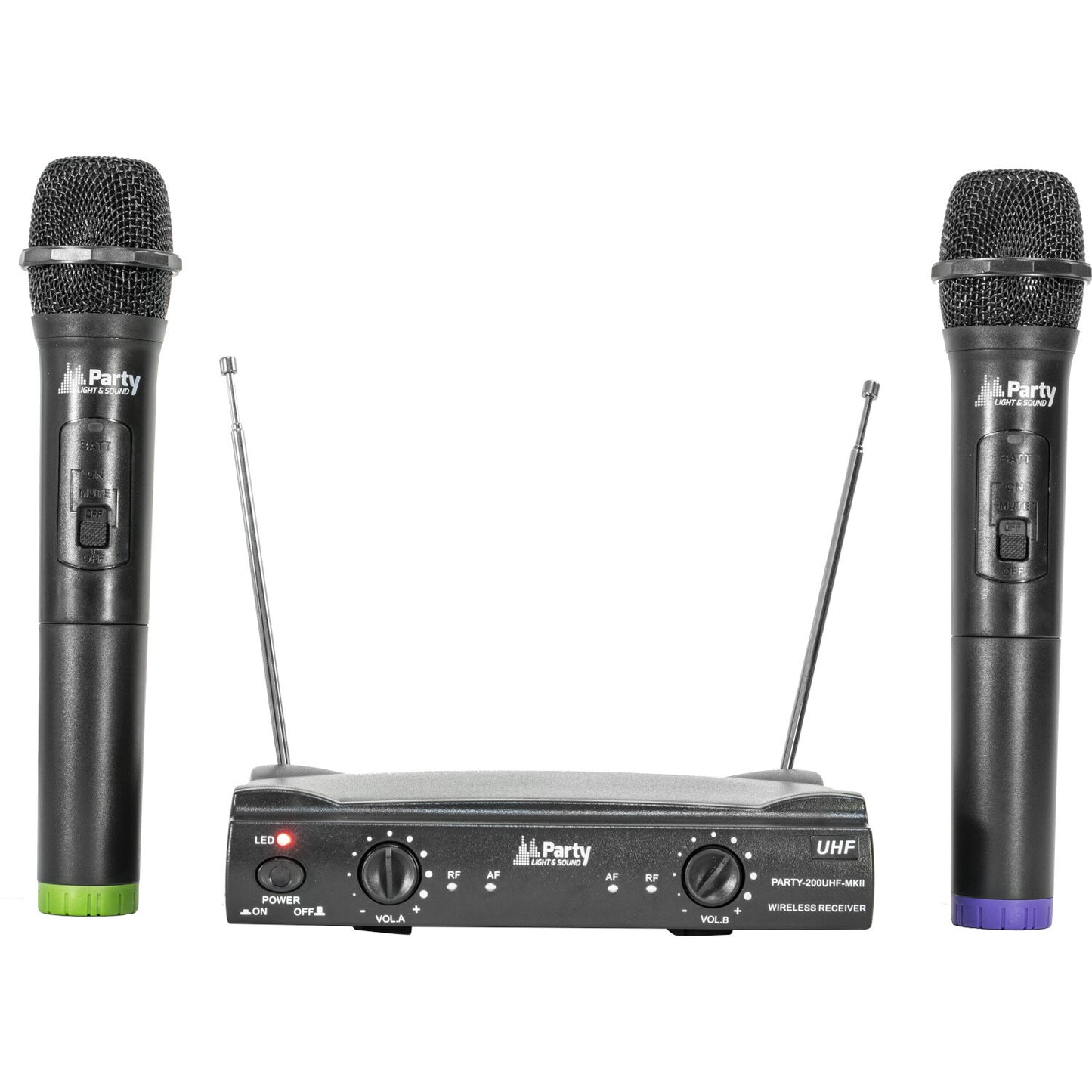 Sistema de Micrófono Inalámbrico UHF Party Sound PARTY-200UHF-MKII