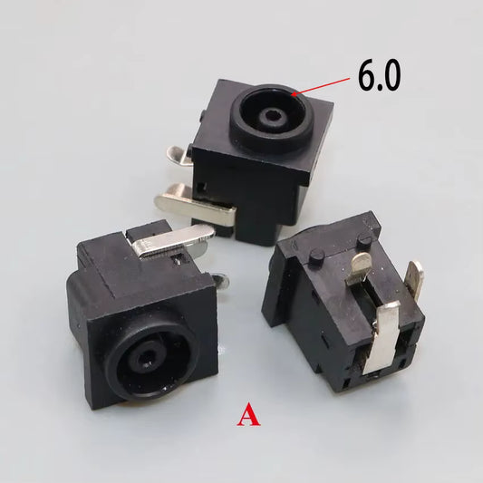 PCB6 Conector Hembra de Alimentación CC Horizontal 3 Patas
