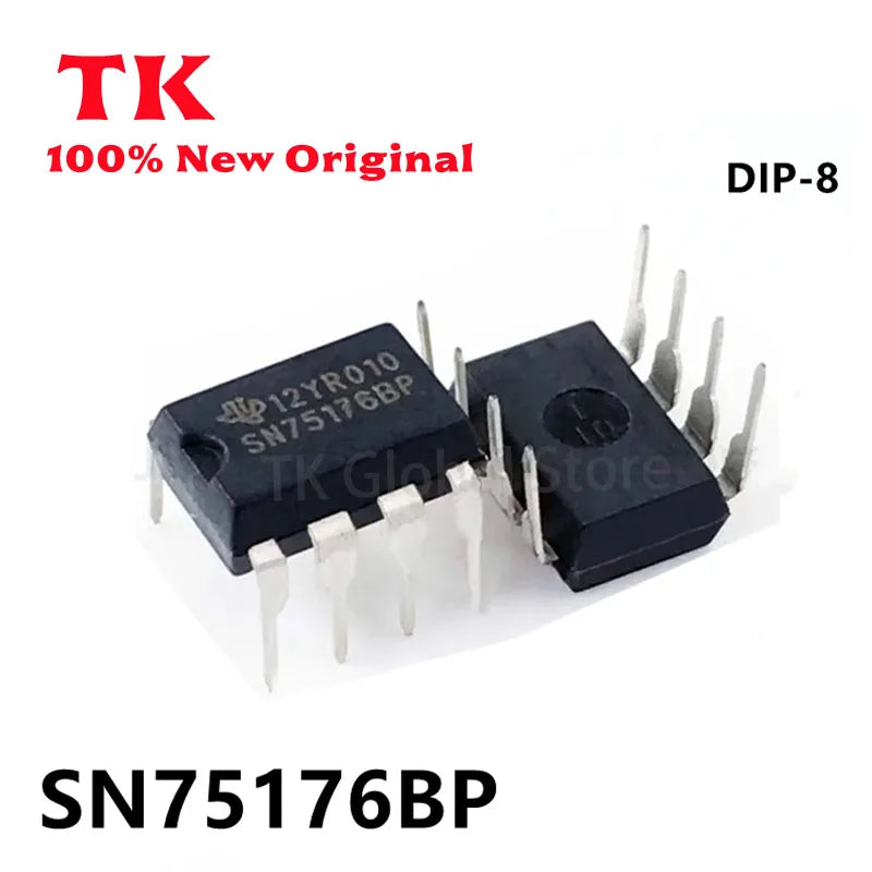 SN75176BP | Chip Receptor y Controlador de Bus RS-485/RS-422 DIP8