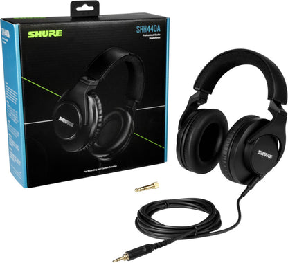 Shure SRH440A — Auriculares Cerrados Profesionales para Estudio