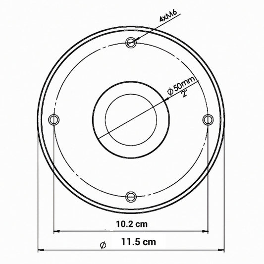 DT-AUDIO DT-FH51T | Motor de Compresión de Agudos 2" 200W