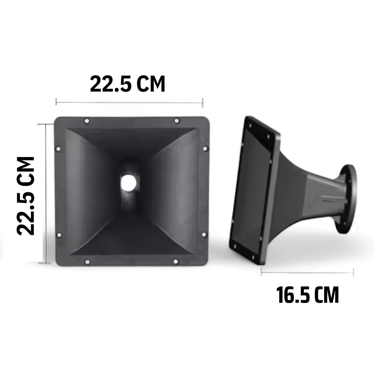DT-AUDIO DF2323T | Difusor Cuadrado para Motor de Agudos 1,75"-2"-3"