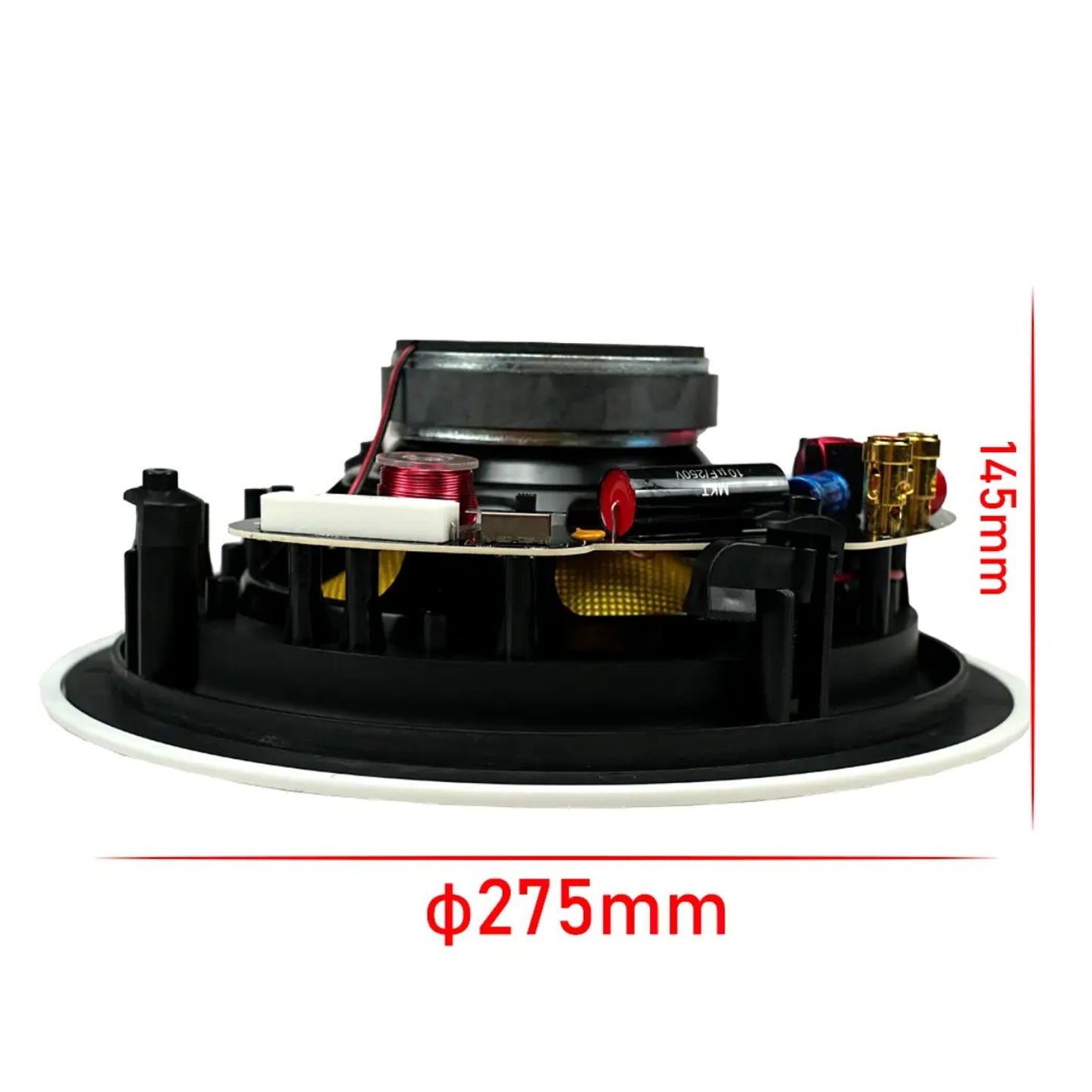 DT-Audio DT-AT8PBW — Altavoz de Techo 8" Kevlar 40W Perfil Bajo