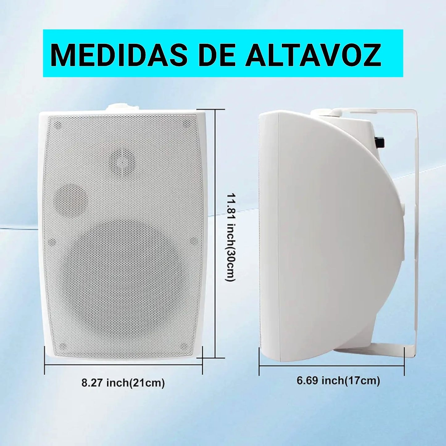 DT-Audio AC65W — Pareja Altavoces Instalación 6,5" 40W IPX4