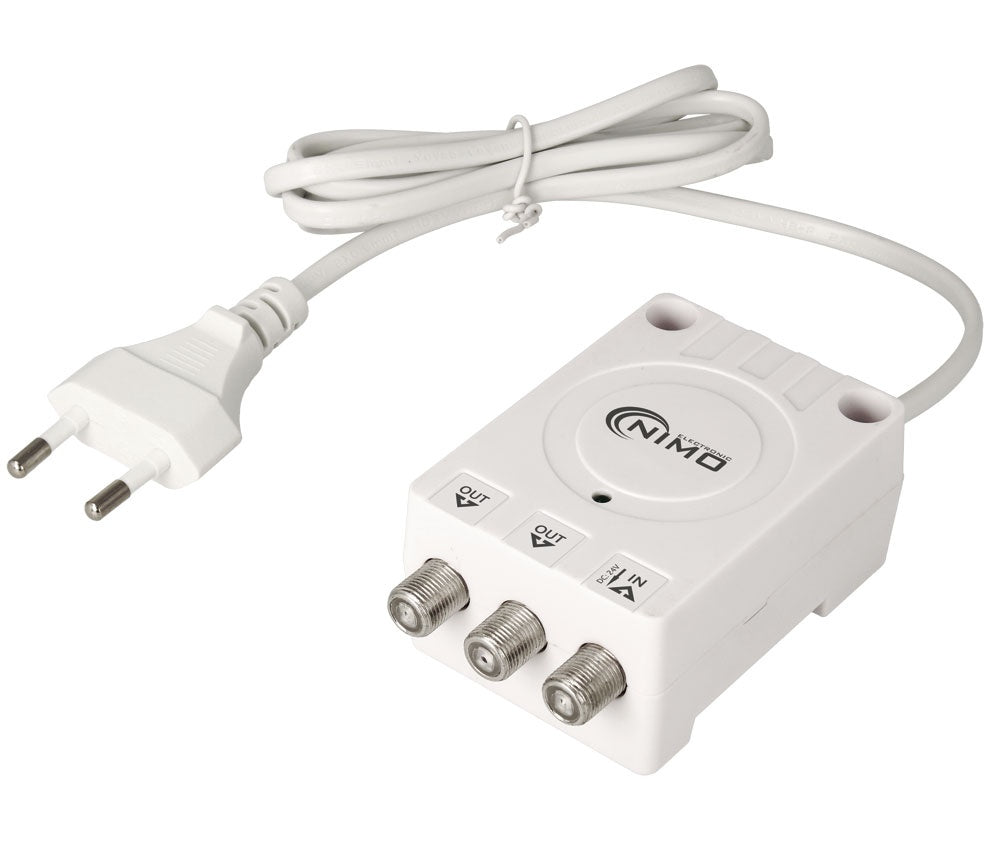 Fuente de alimentación NIMO ACTV152 para amplificador de mástil con dos salidas F