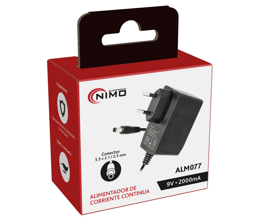 Alimentador Electrónico Universal 9Vcc/2,0A NIMO ALM077