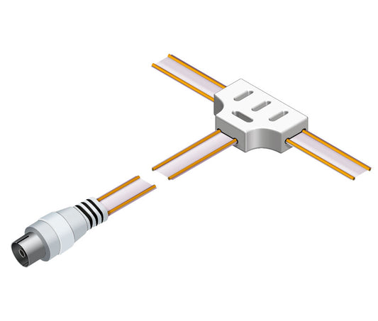 NIMO ANT027 — Antena Dipolo FM Conector IEC 9,5mm Cable 1,8m