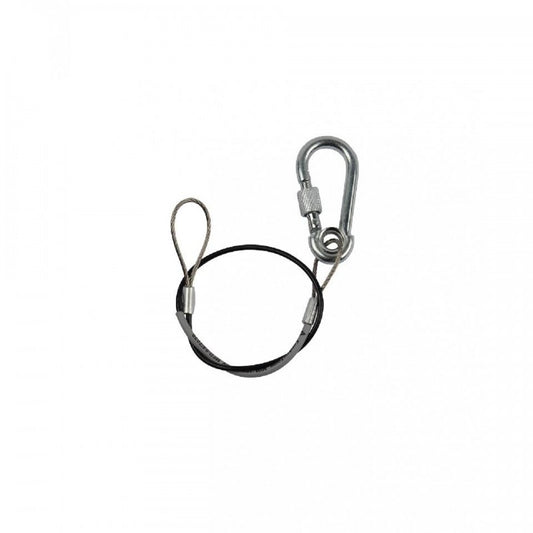Cable Acero Seguridad SC10B 1.5mm - 30cm Negro Contestage
