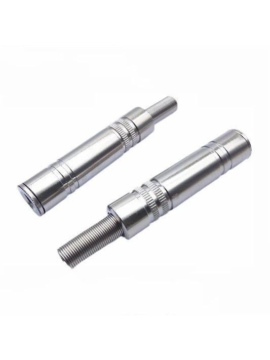 Conector Jack Hembra Aéreo 6,3mm Mono Metálico