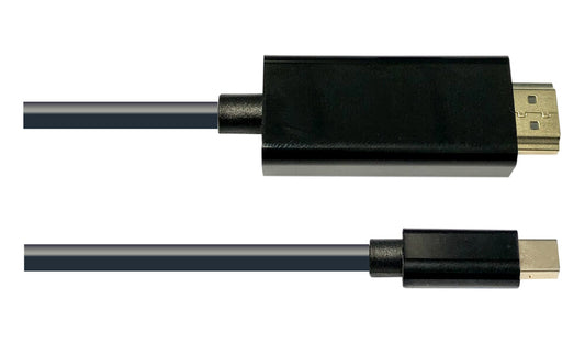 ElectroDH 37.575/1 — Cable HDMI a Mini DisplayPort 1m Full HD