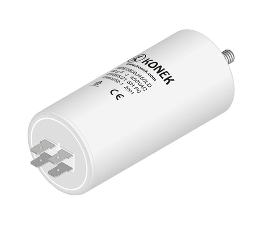 Konex CPM80MF | Condensador de Arranque y Marcha de Motor 80 µF 450V