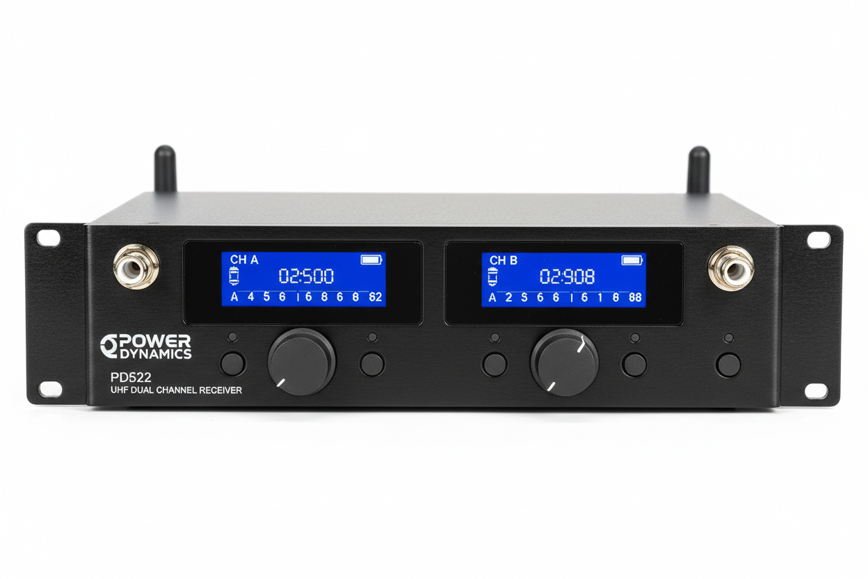 Receptor UHF de doble canal PD522