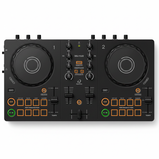 Pioneer DJ DDJ-FLX2 controlador DJ 2 canales vista superior