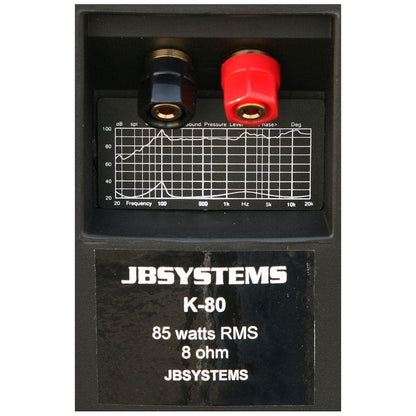 JBSystem K-80 - Pareja Altavoces Pasivos 8" 85W RMS Negro