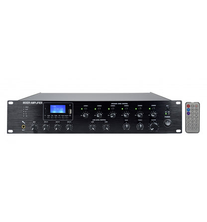 KARMA PAA 480MZ — Amplificador de Megafonía 6 Zonas 480W