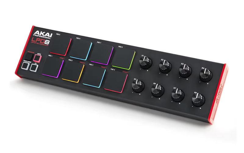 AKAI Professional LPD8 MKII | Controlador MIDI USB de 8 Pads RGB