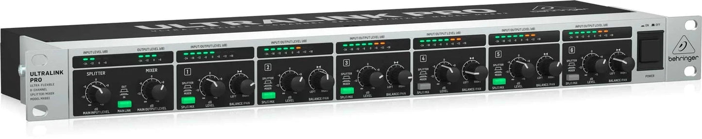Behringer ULTRALINK PRO MX882 V2 - Mezclador/Splitter 8 Canales