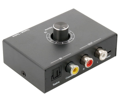 NIMO ACTV141 | Convertidor de Audio Digital a Analógico con Volumen