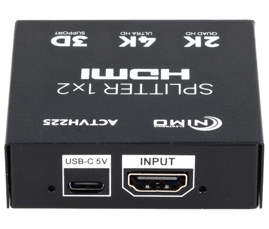 Splitter HDMI NIMO ACTVH225 1 entrada 2 salidas 4K 30Hz