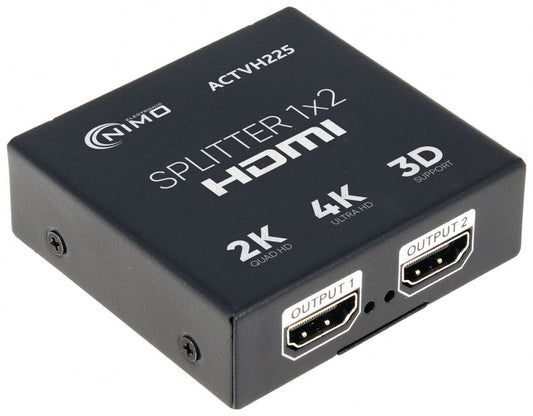 Splitter HDMI NIMO ACTVH225 1 entrada 2 salidas 4K 30Hz