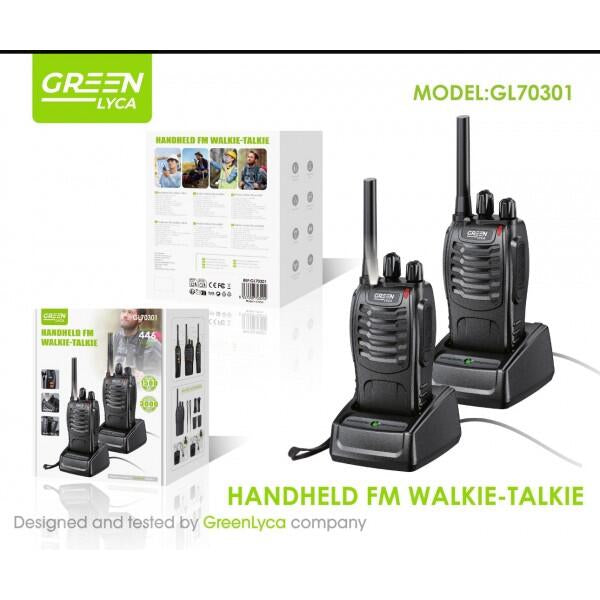 Green Lyca GL70301 - Pareja de Walkie Talkies