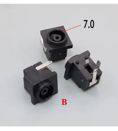 PCB7 Conector Hembra de Alimentación CC Horizontal 3 Patas