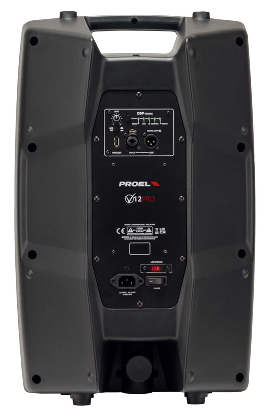 Proel V12PRO | Altavoz Autoamplificado 12" 300W RMS DSP 5 Preajustes EQ