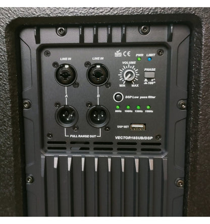 Seven SoundVector VECTOR18SUB/DSP — Subwoofer Activo 18" 800W DSP