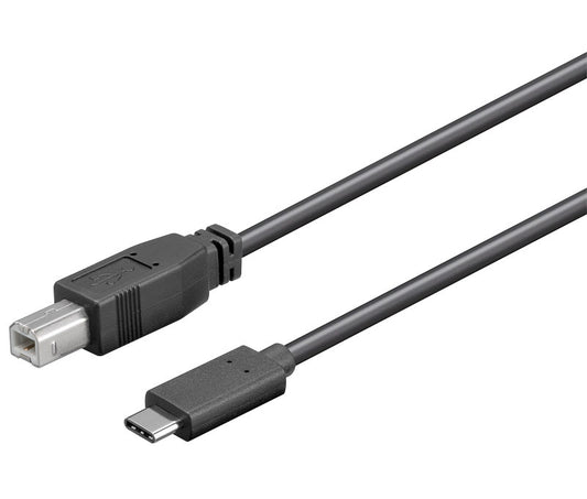 NIMO WIR1158 — Cable USB-C 3.1 Macho a USB-B 2.0 Macho 1m